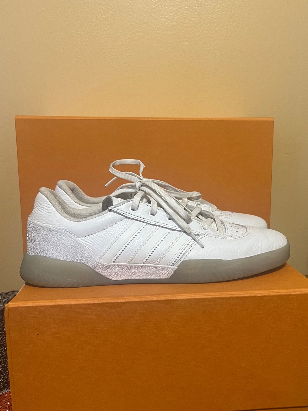 Adidas City Cup Men Shoes Running White Sneakers Size 10.5
